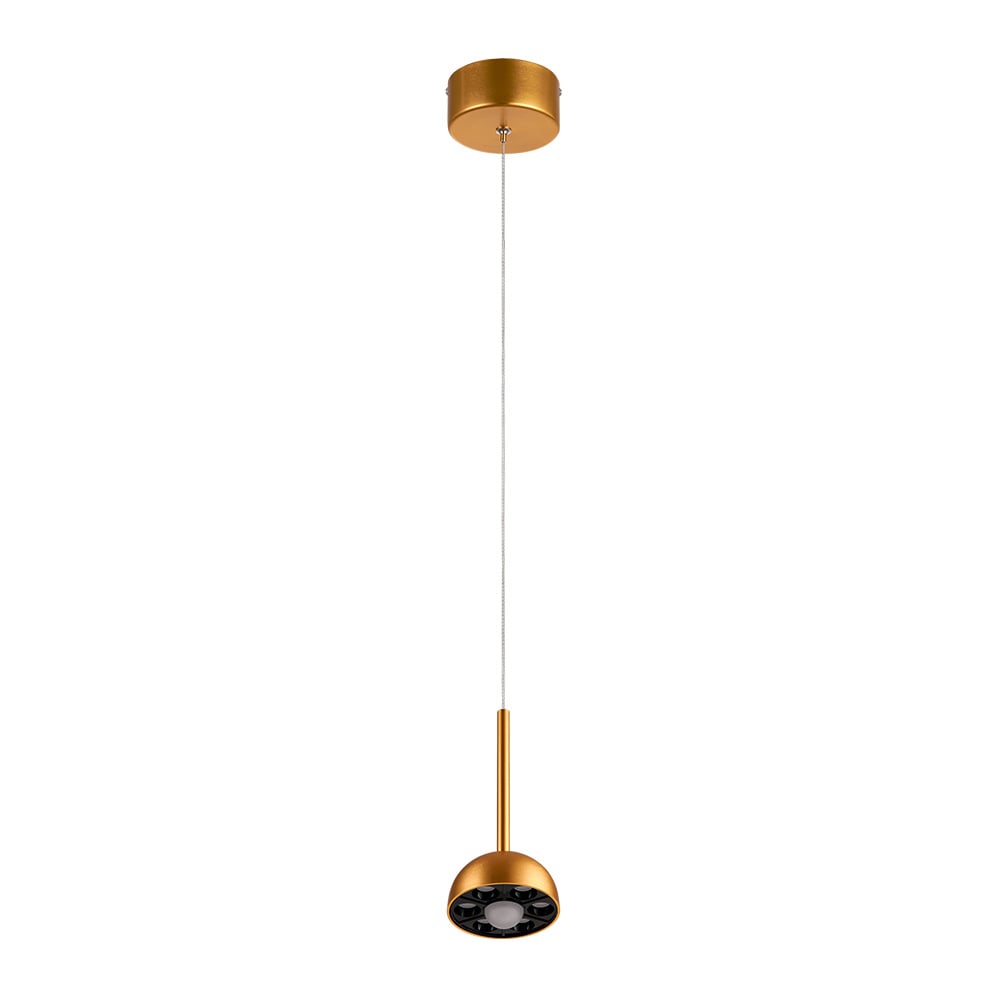 ZAVI II cobre con cúpula perforada, apagada, fondo blanco