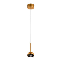 ZAVI II cobre con cúpula perforada, apagada, fondo blanco