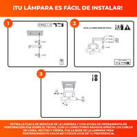 Pasos de instalación de QUILLA REDONDO en techo