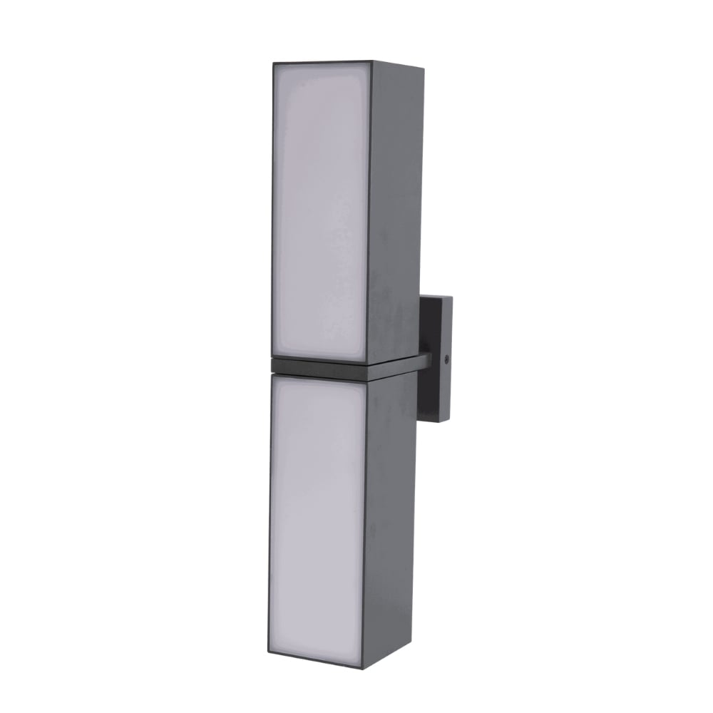 FURUD II gris con pantallas opalinas, apagado, fondo blanco