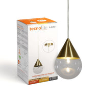 GOCCIA CEILING junto a su caja de empaque original Tecnolite