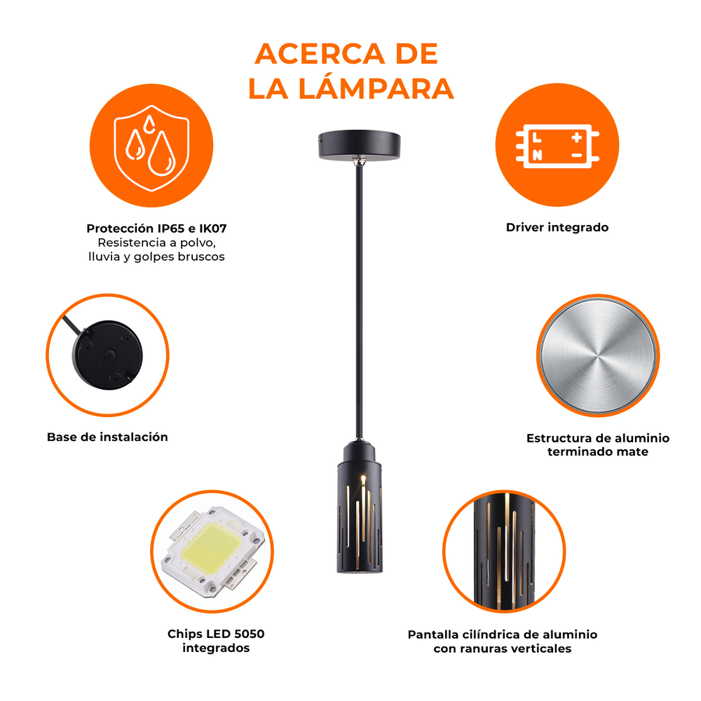 Acerca de RAINURE CEILING: base de instalación, driver integrado, estructura de aluminio y pantalla ranurada