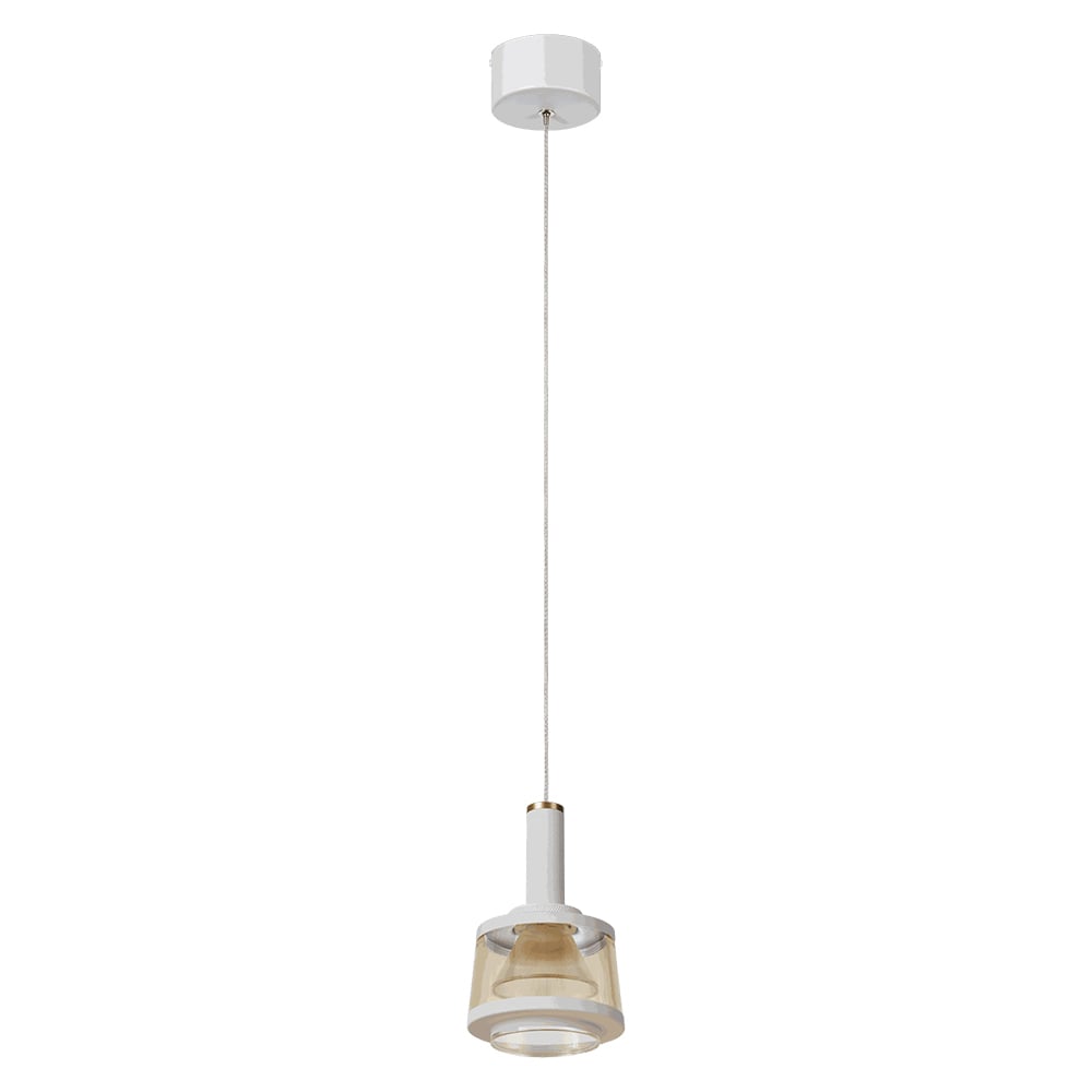 VIRGIS I blanca con pantalla de cristal, apagada, fondo blanco