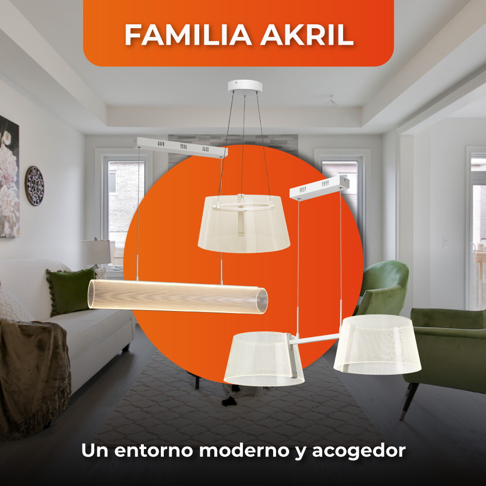 AKRIL II instalada en un ambiente residencial (foto oficial Tecnolite)