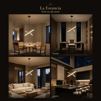 La Estancia: colgante CARTER en comedor, estudio, sala y cocina
