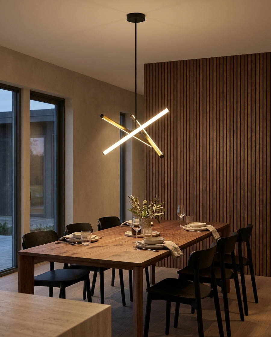 CARTER — Comedor con muro de nogal