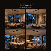 La Estancia: CIOTOLA I en cuatro espacios: comedor, sala, cocina, desayunador