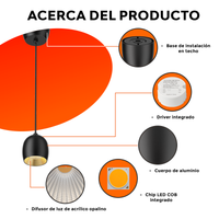 Acerca de HAURYX: partes y materiales de la lámpara